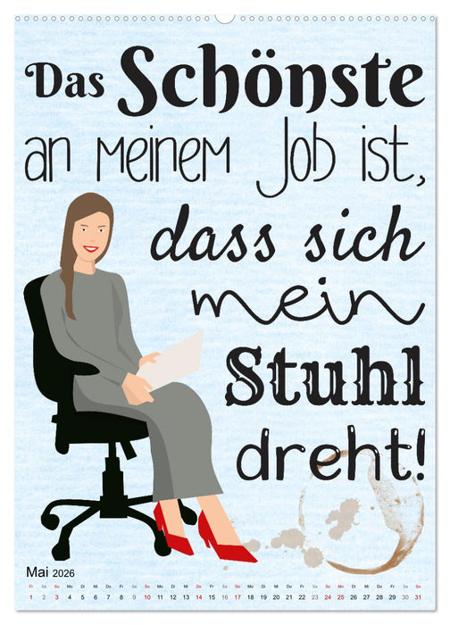 Beamten-Sprüche (CALVENDO Premium Wandkalender 2026)