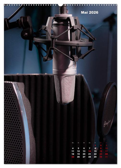 Der Klang von Musik (CALVENDO Premium Wandkalender 2026)