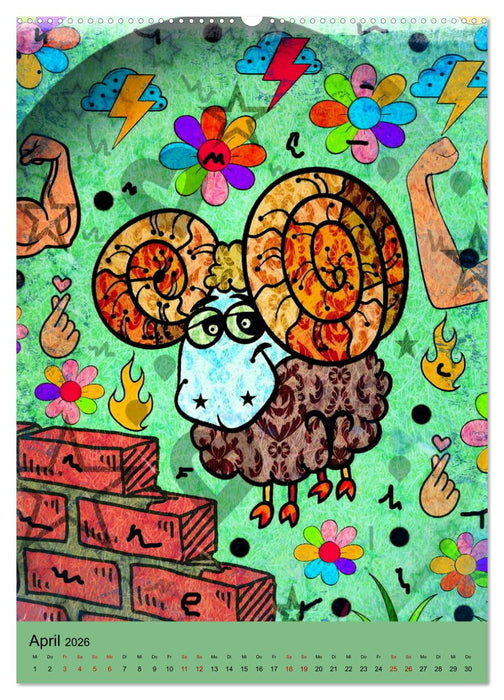 Jeder Stern ein Zeichen (CALVENDO Premium Wandkalender 2026)