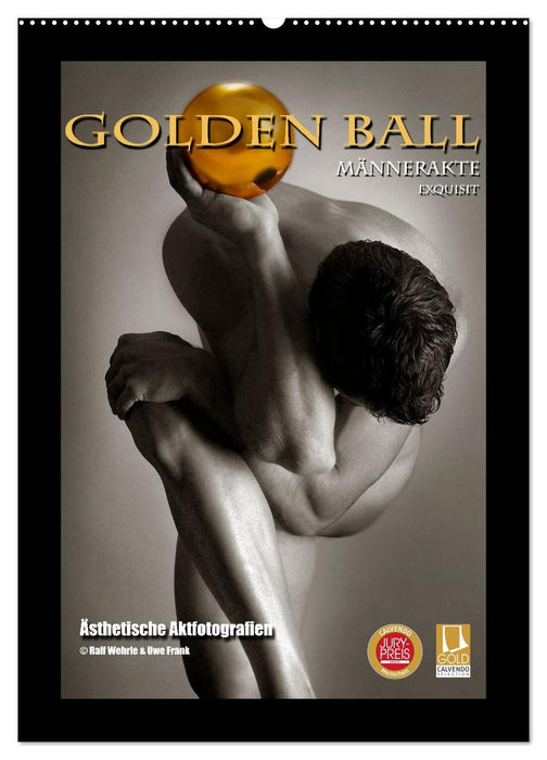 Golden Ball Männerakte exquisit (CALVENDO Wandkalender 2026)
