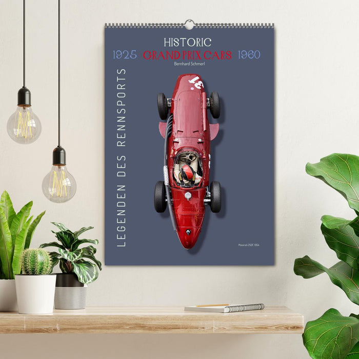 Legenden des Rennsports, Historic Grand Prix Cars 1925-1960 (CALVENDO Wandkalender 2026)