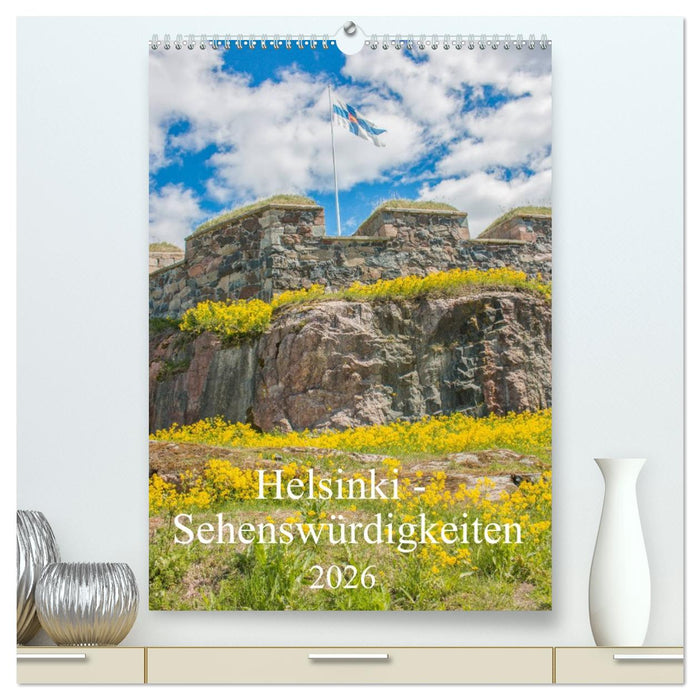 Helsinki - Sehenswürdigkeiten (CALVENDO Premium Wandkalender 2026)