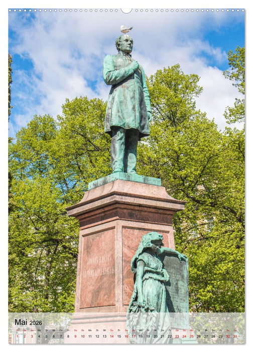 Helsinki - Sehenswürdigkeiten (CALVENDO Premium Wandkalender 2026)