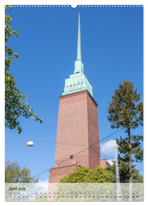 Helsinki - Sehenswürdigkeiten (CALVENDO Premium Wandkalender 2026)