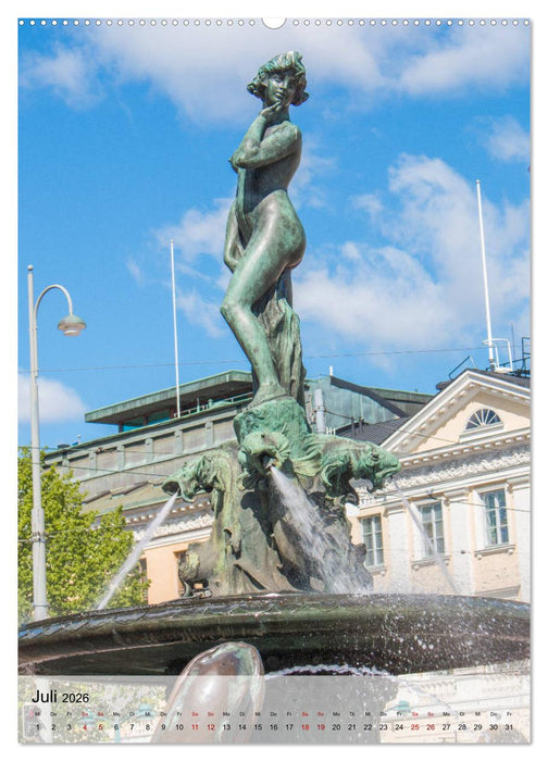 Helsinki - Sehenswürdigkeiten (CALVENDO Premium Wandkalender 2026)