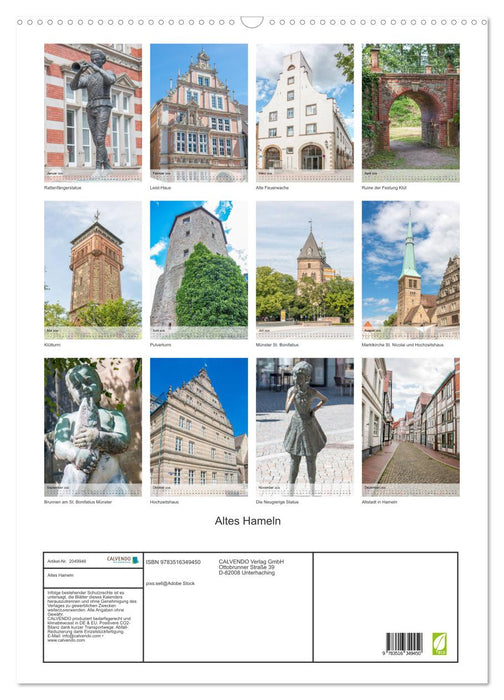 Altes Hameln (CALVENDO Wandkalender 2026)
