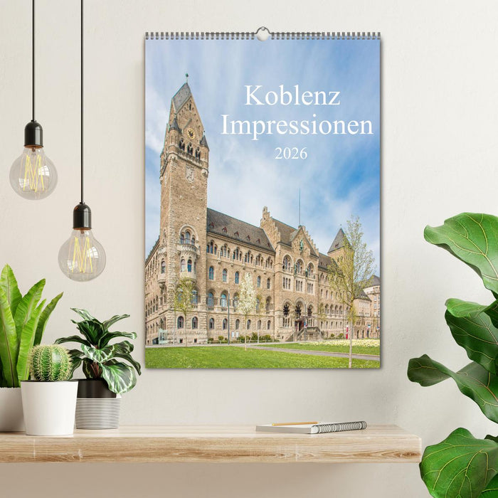 Koblenz Impressionen (CALVENDO Wandkalender 2026)