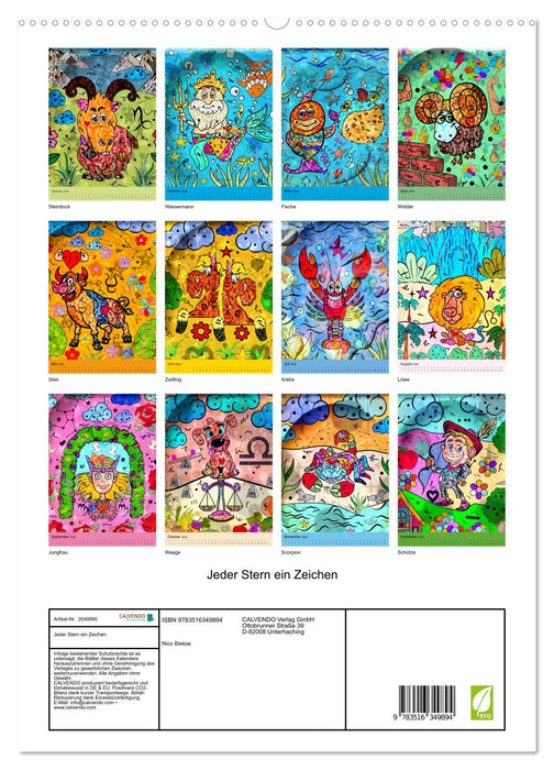 Jeder Stern ein Zeichen (CALVENDO Wandkalender 2026)