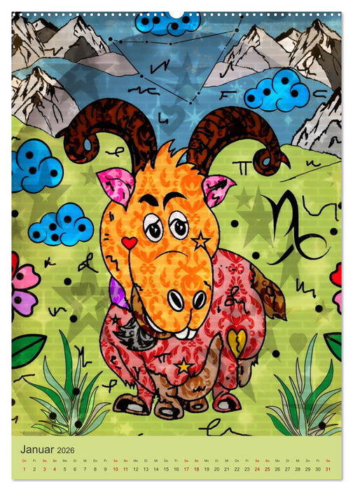 Jeder Stern ein Zeichen (CALVENDO Wandkalender 2026)