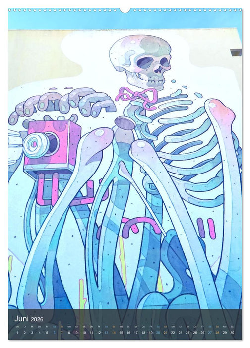 Graffiti Kunst an der frischen Luft (CALVENDO Premium Wandkalender 2026)