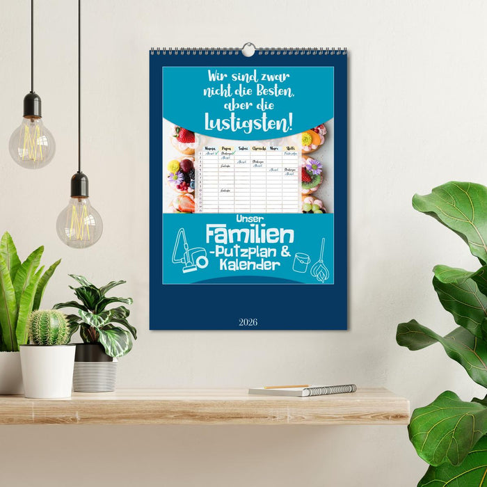 Unser Familien-Putzplan & Kalender 2026 (CALVENDO Wandkalender 2026)