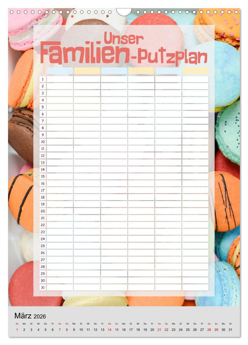 Unser Familien-Putzplan & Kalender 2026 (CALVENDO Wandkalender 2026)
