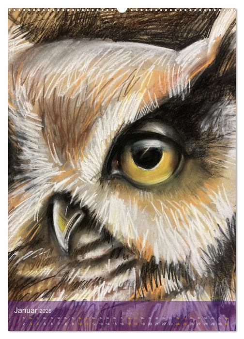 Augenblicke - Tierporträts (CALVENDO Wandkalender 2026)