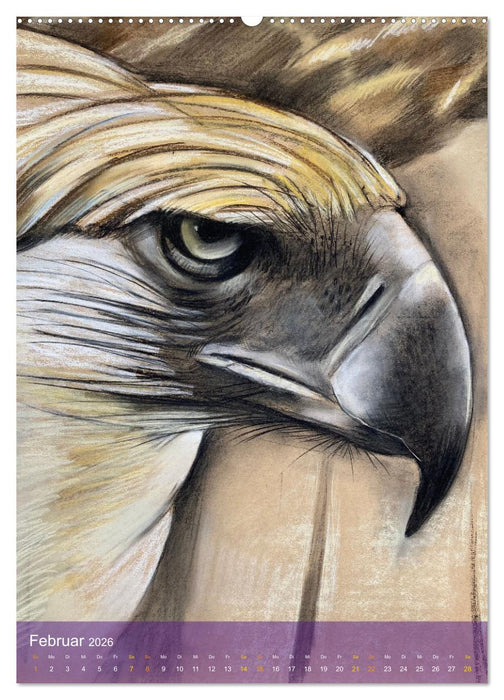 Augenblicke - Tierporträts (CALVENDO Wandkalender 2026)