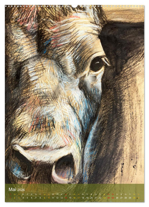 Augenblicke - Tierporträts (CALVENDO Wandkalender 2026)