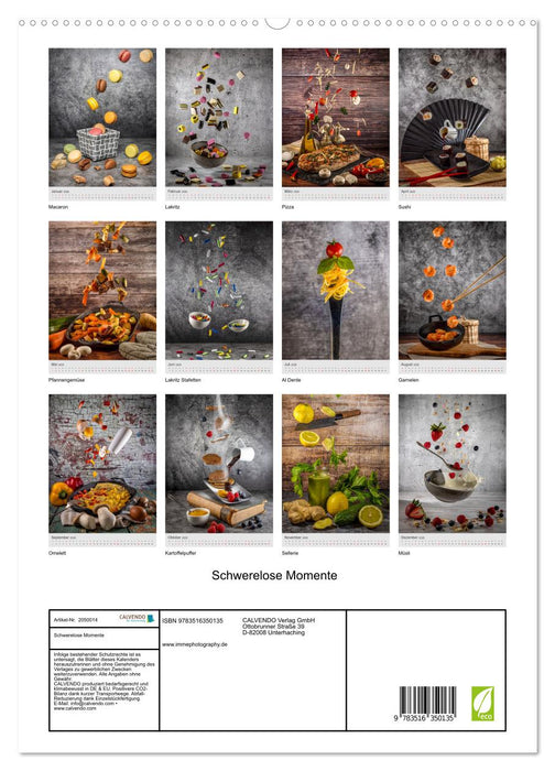 Schwerelose Momente (CALVENDO Premium Wandkalender 2026)