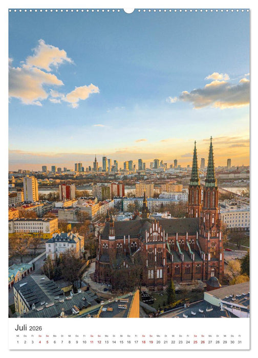 Warschau - Die wunderschöne Hauptstadt Polens. (CALVENDO Premium Wandkalender 2026)