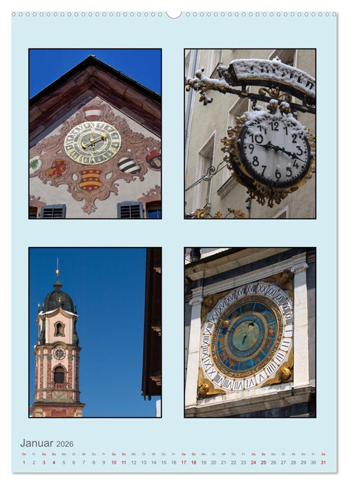 Uhr-Zeiten (CALVENDO Premium Wandkalender 2026)