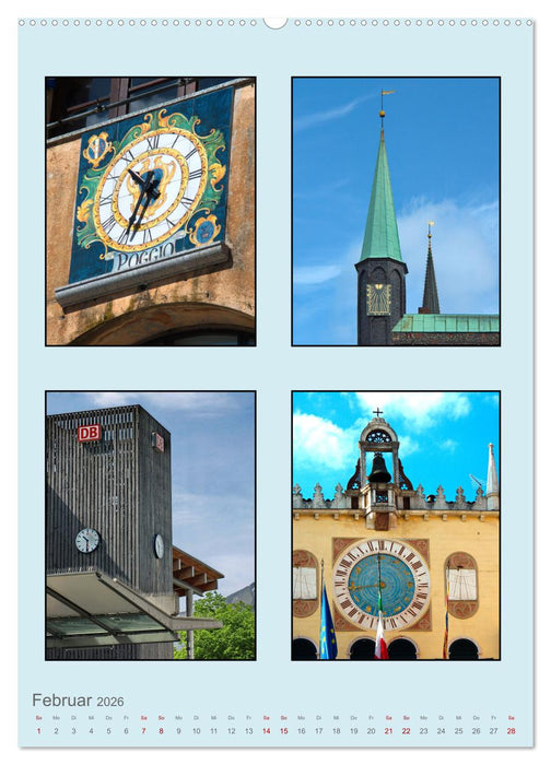 Uhr-Zeiten (CALVENDO Premium Wandkalender 2026)