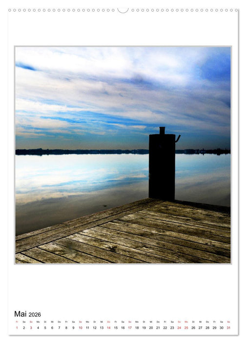 Stimmungsvolle Landschaften an der Nordseeküste (CALVENDO Wandkalender 2026)