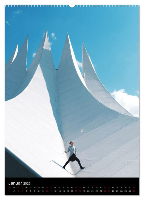 Mit Zirkusartisten durch Berlin (CALVENDO Premium Wandkalender 2026)