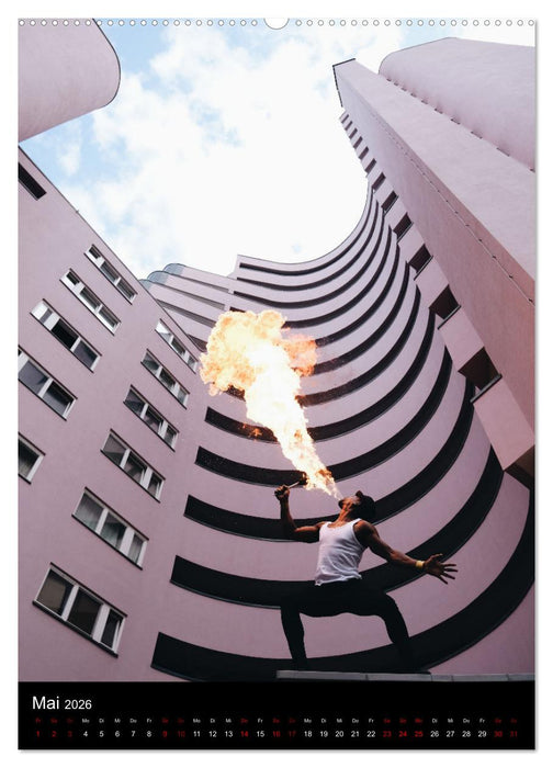 Mit Zirkusartisten durch Berlin (CALVENDO Premium Wandkalender 2026)