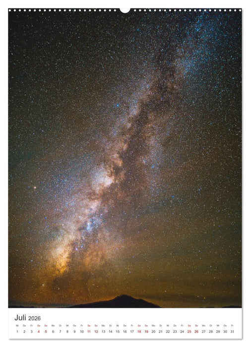 Milchstraße - Unsere faszinierende Galaxie. (CALVENDO Premium Wandkalender 2026)
