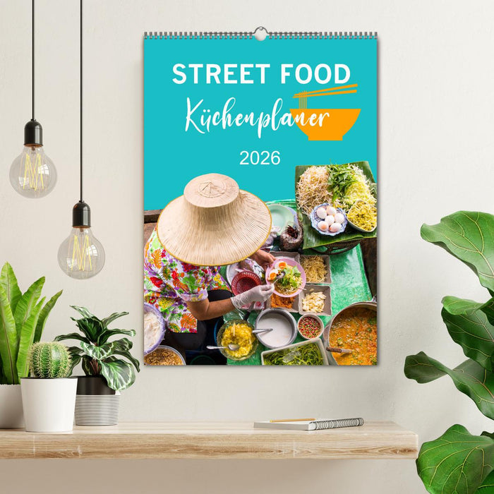 Street Food - Küchenplaner (CALVENDO Wandkalender 2026)
