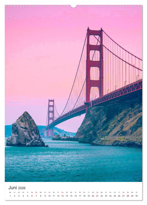 Kalifornien - Eine einzigartige Entdeckungsreise. (CALVENDO Premium Wandkalender 2026)