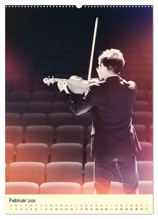 Die Geige meine Liebe (CALVENDO Wandkalender 2026)
