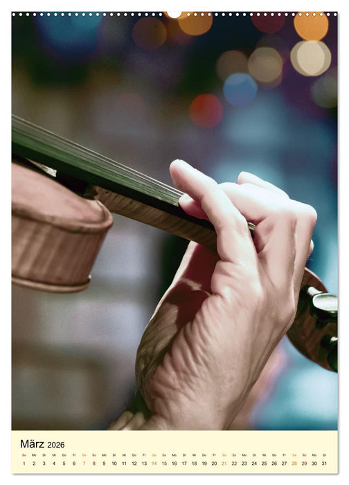 Die Geige meine Liebe (CALVENDO Wandkalender 2026)