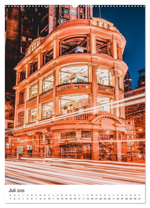 Hongkong Street live (CALVENDO Premium Wandkalender 2026)