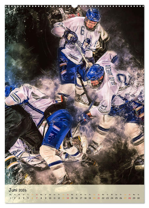 Eishockey spektakulär (CALVENDO Wandkalender 2026)