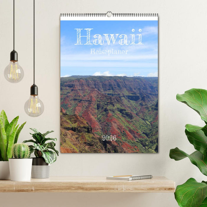 Hawaii - Reiseplaner (CALVENDO Wandkalender 2026)