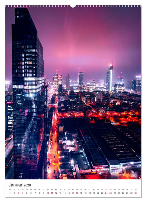 Warschau - Die wunderschöne Hauptstadt Polens. (CALVENDO Wandkalender 2026)