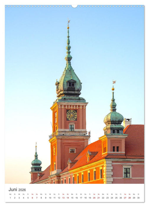 Warschau - Die wunderschöne Hauptstadt Polens. (CALVENDO Wandkalender 2026)