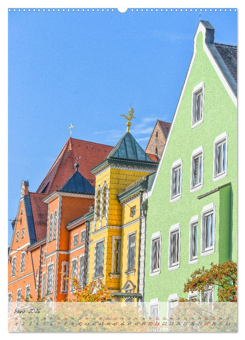 Grüße aus der Herzogstadt Erding (CALVENDO Premium Wandkalender 2026)