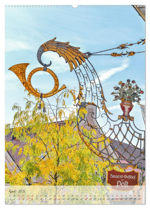 Grüße aus der Herzogstadt Erding (CALVENDO Premium Wandkalender 2026)