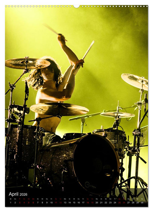 Schlagzeug in Concert (CALVENDO Premium Wandkalender 2026)