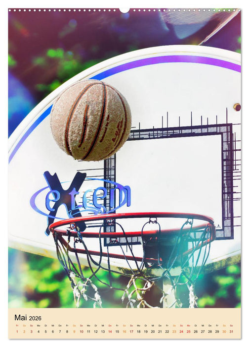 Basketball Fun (CALVENDO Premium Wandkalender 2026)