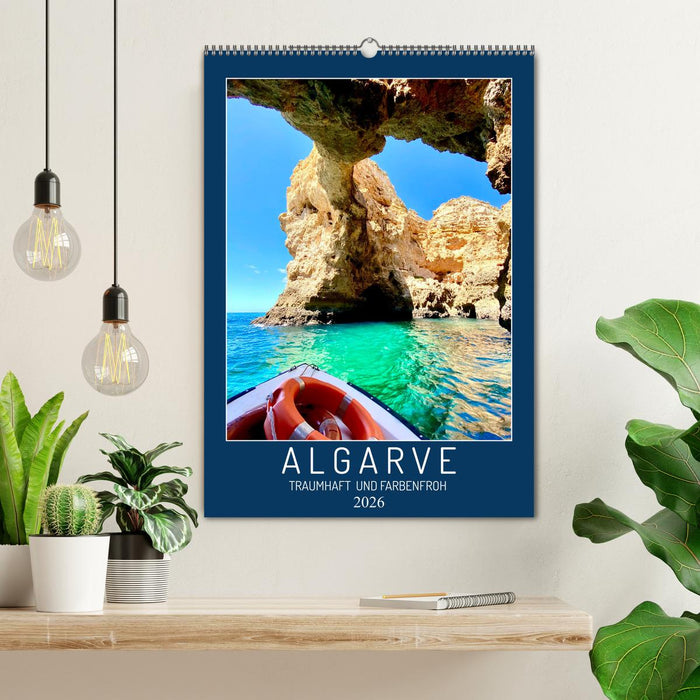 Algarve Traumhaft & farbenfroh (CALVENDO Wandkalender 2026)