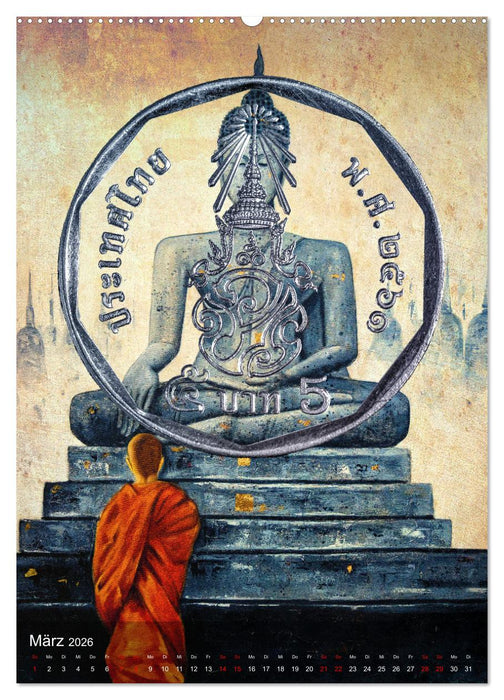 Münzen - Geld aus aller Welt (CALVENDO Premium Wandkalender 2026)