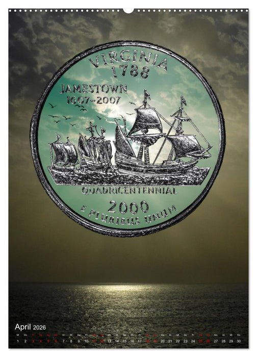 Münzen - Geld aus aller Welt (CALVENDO Premium Wandkalender 2026)