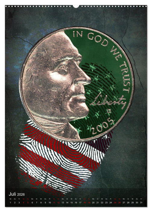 Münzen - Geld aus aller Welt (CALVENDO Premium Wandkalender 2026)