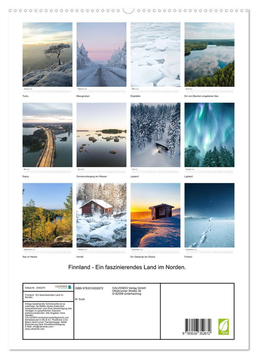 Finnland - Ein faszinierendes Land im Norden. (CALVENDO Wandkalender 2026)
