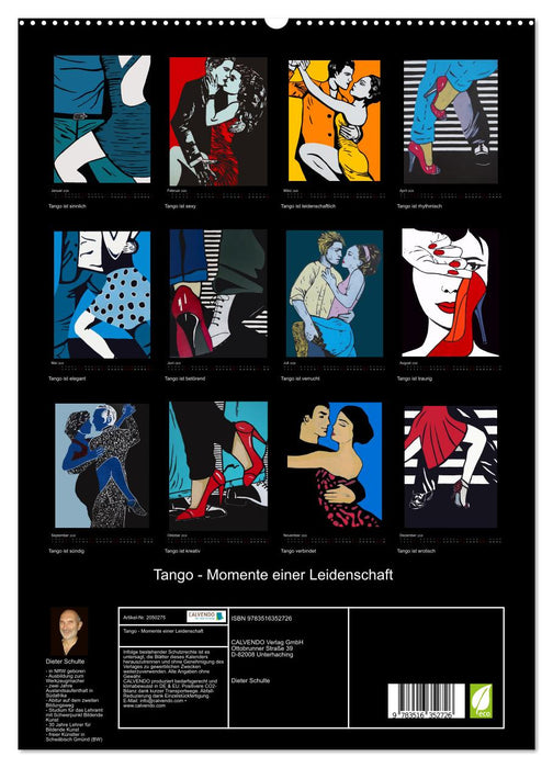 Tango - Momente einer Leidenschaft (CALVENDO Premium Wandkalender 2026)