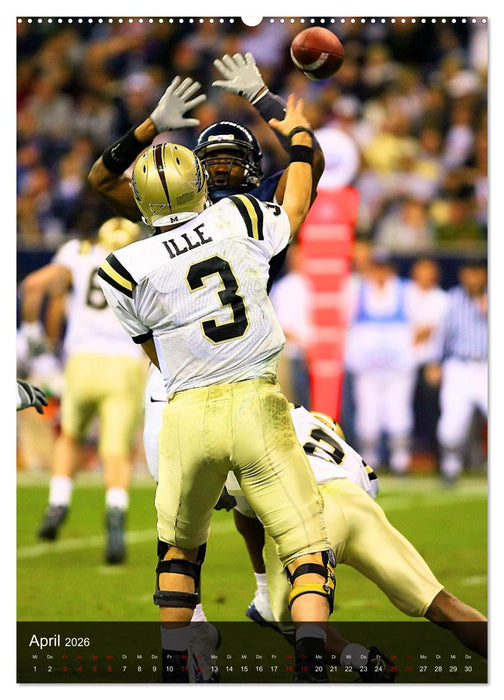 Trendsport American Football (CALVENDO Premium Wandkalender 2026)