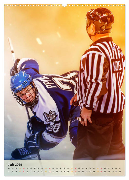 Eishockey Leidenschaft (CALVENDO Premium Wandkalender 2026)