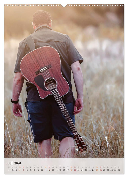 Gitarren Liebe (CALVENDO Premium Wandkalender 2026)