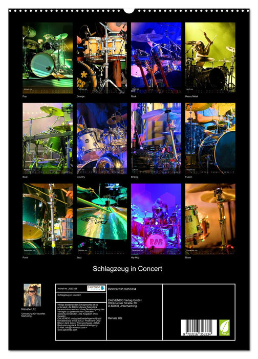 Schlagzeug in Concert (CALVENDO Wandkalender 2026)